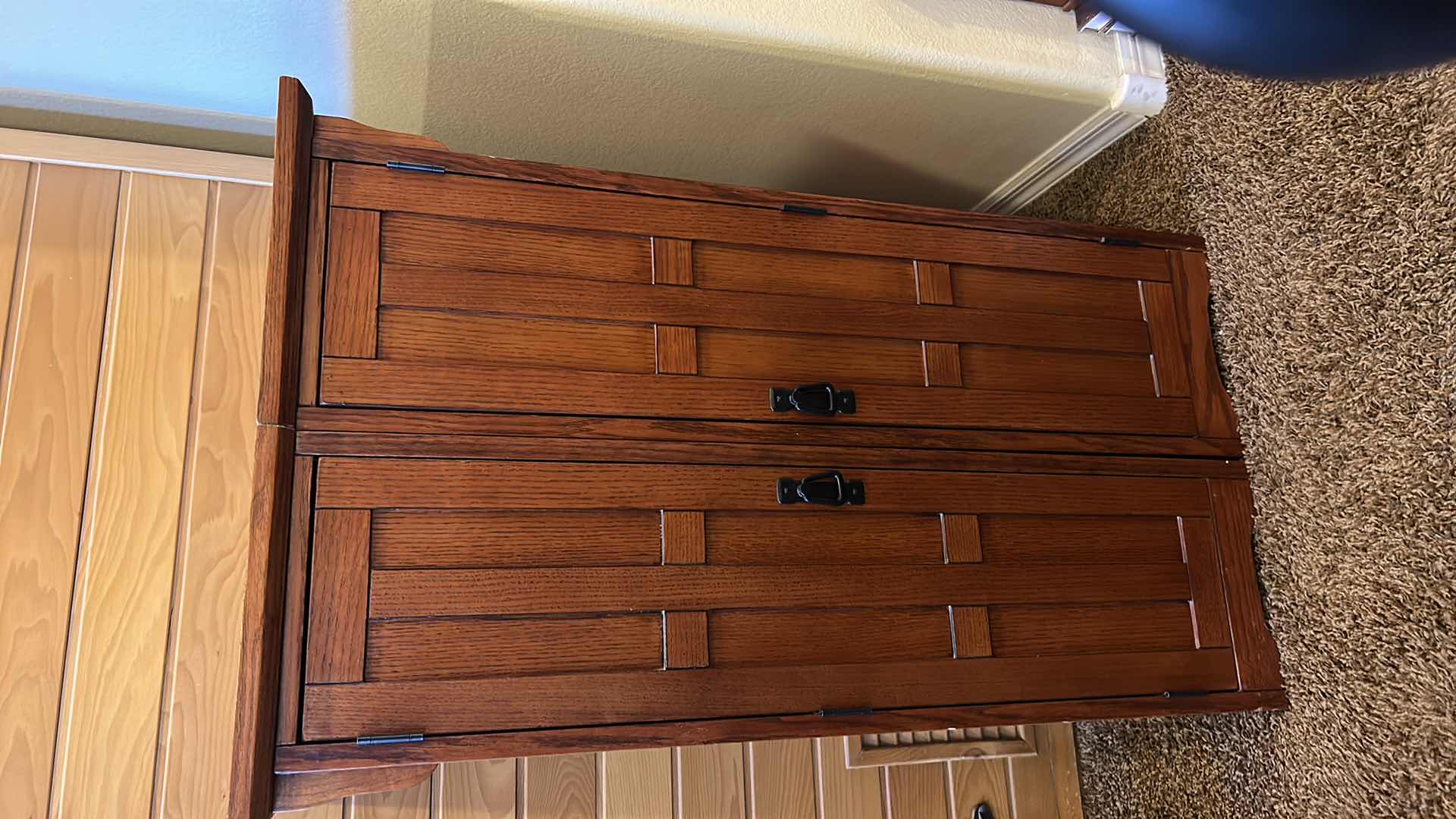 Photo 4 of 2 SIDE BY SIDE WOOD CABINETS W CONTENTS 
20 25 1/2“ x 15“ x 41 1/2“