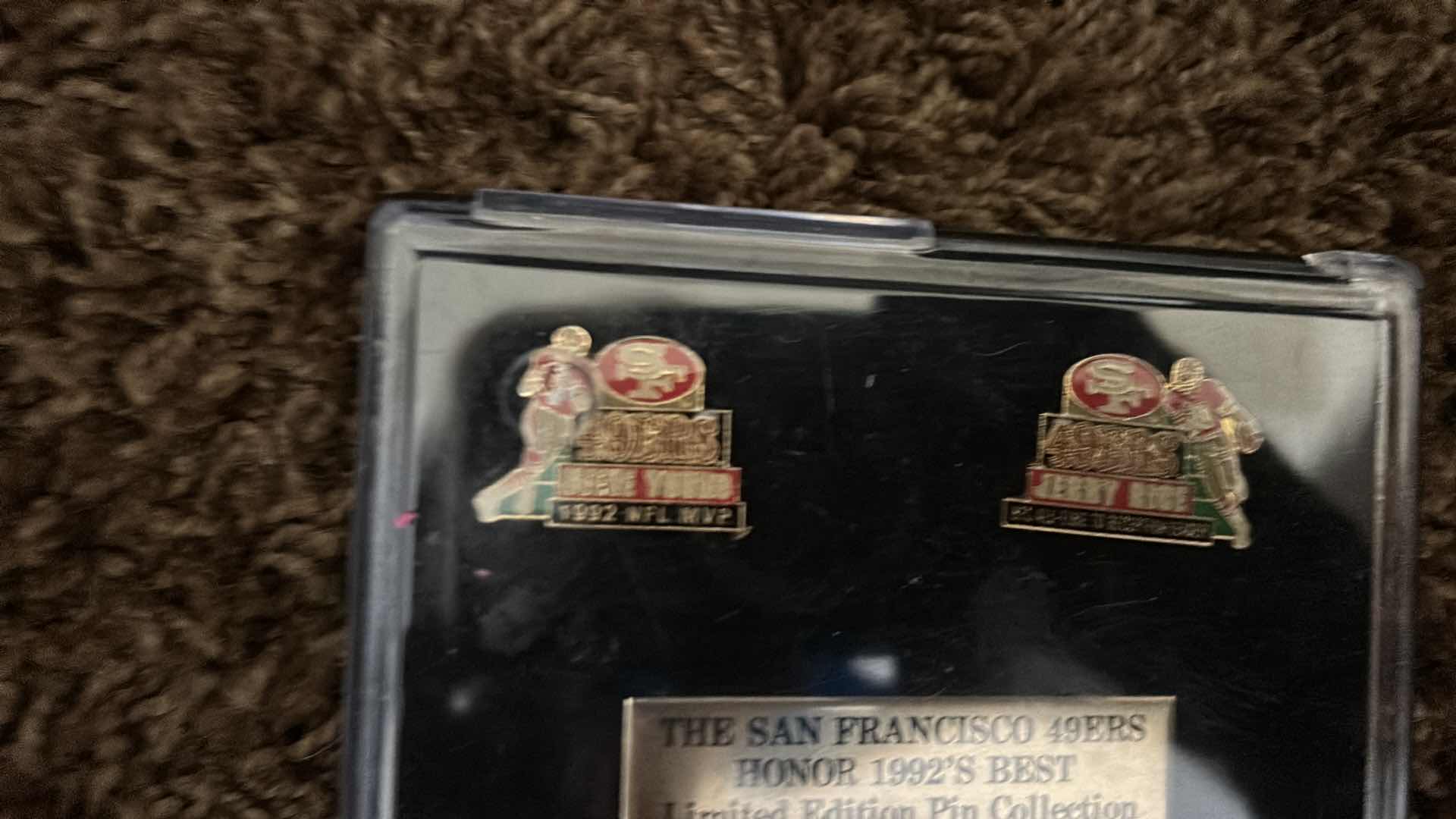 Photo 3 of THE SAN FRANCISCO 49ERS NUMBERED LIMITED EDITION PIN COLLECTION