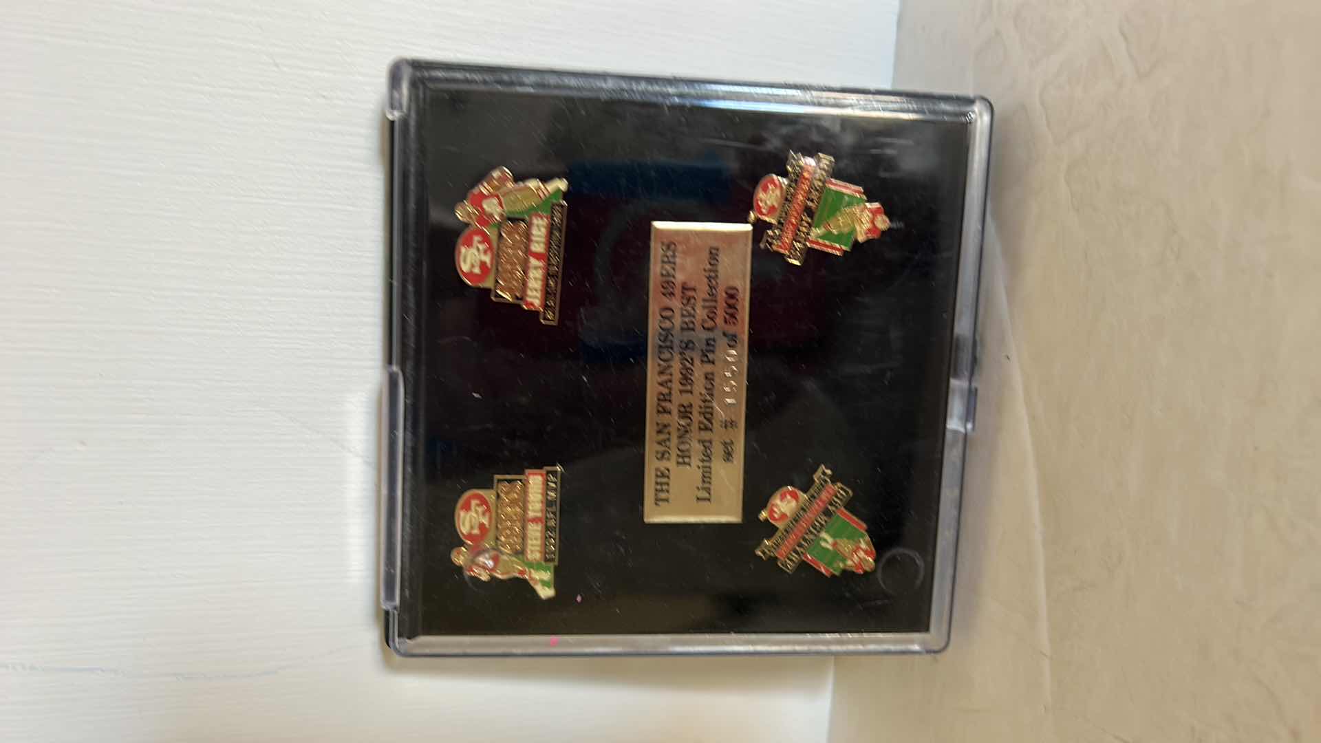 Photo 5 of THE SAN FRANCISCO 49ERS NUMBERED LIMITED EDITION PIN COLLECTION