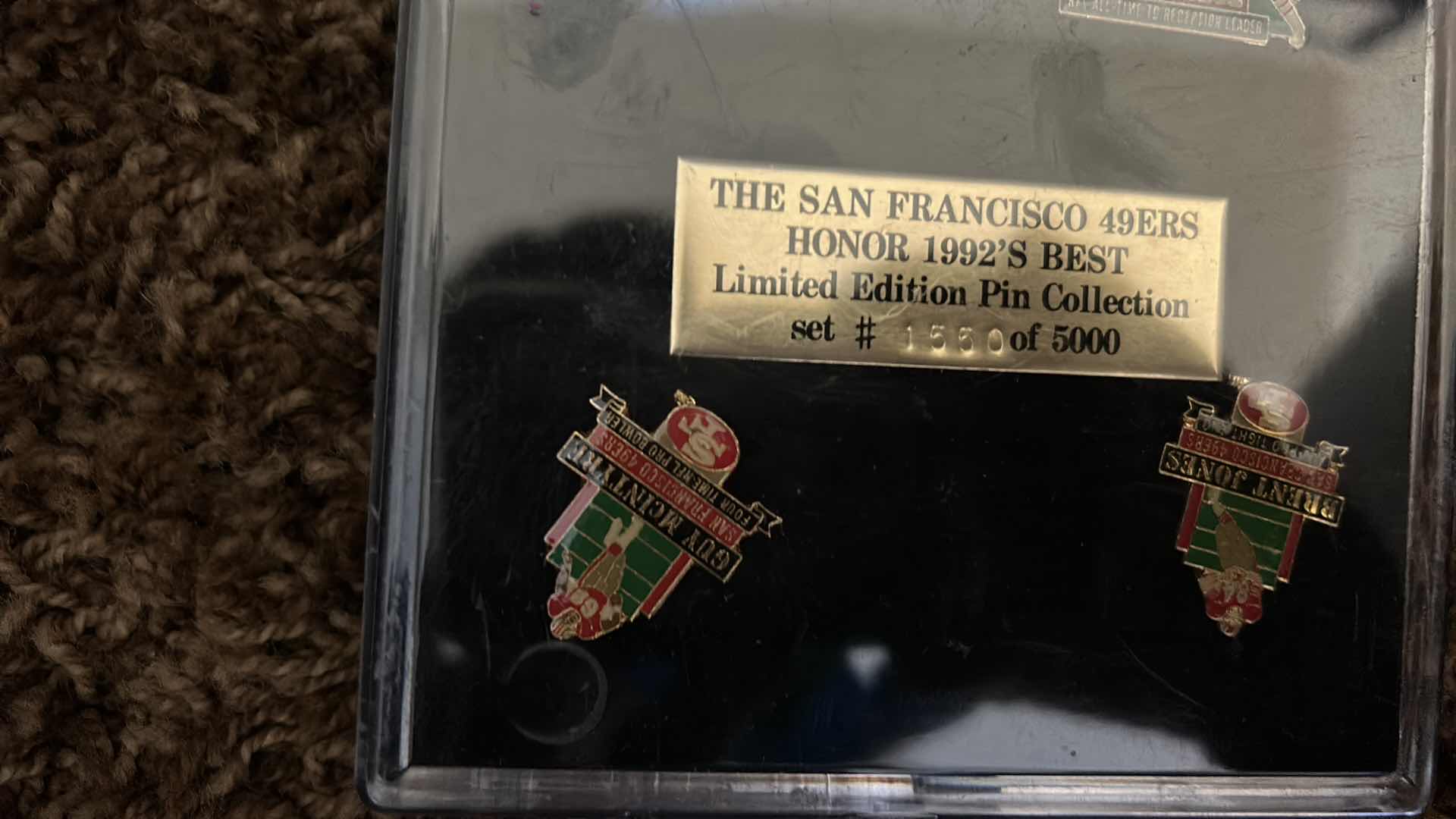 Photo 4 of THE SAN FRANCISCO 49ERS NUMBERED LIMITED EDITION PIN COLLECTION