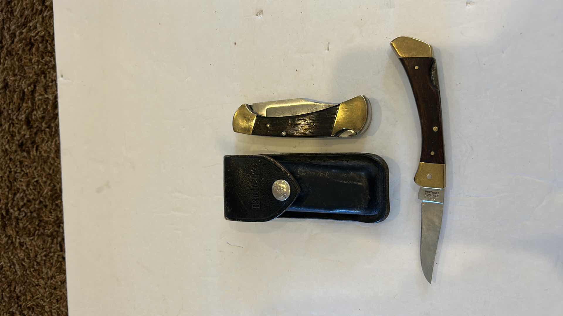 Photo 7 of TWO BUCK KNIVES (ONE WITH CASE)