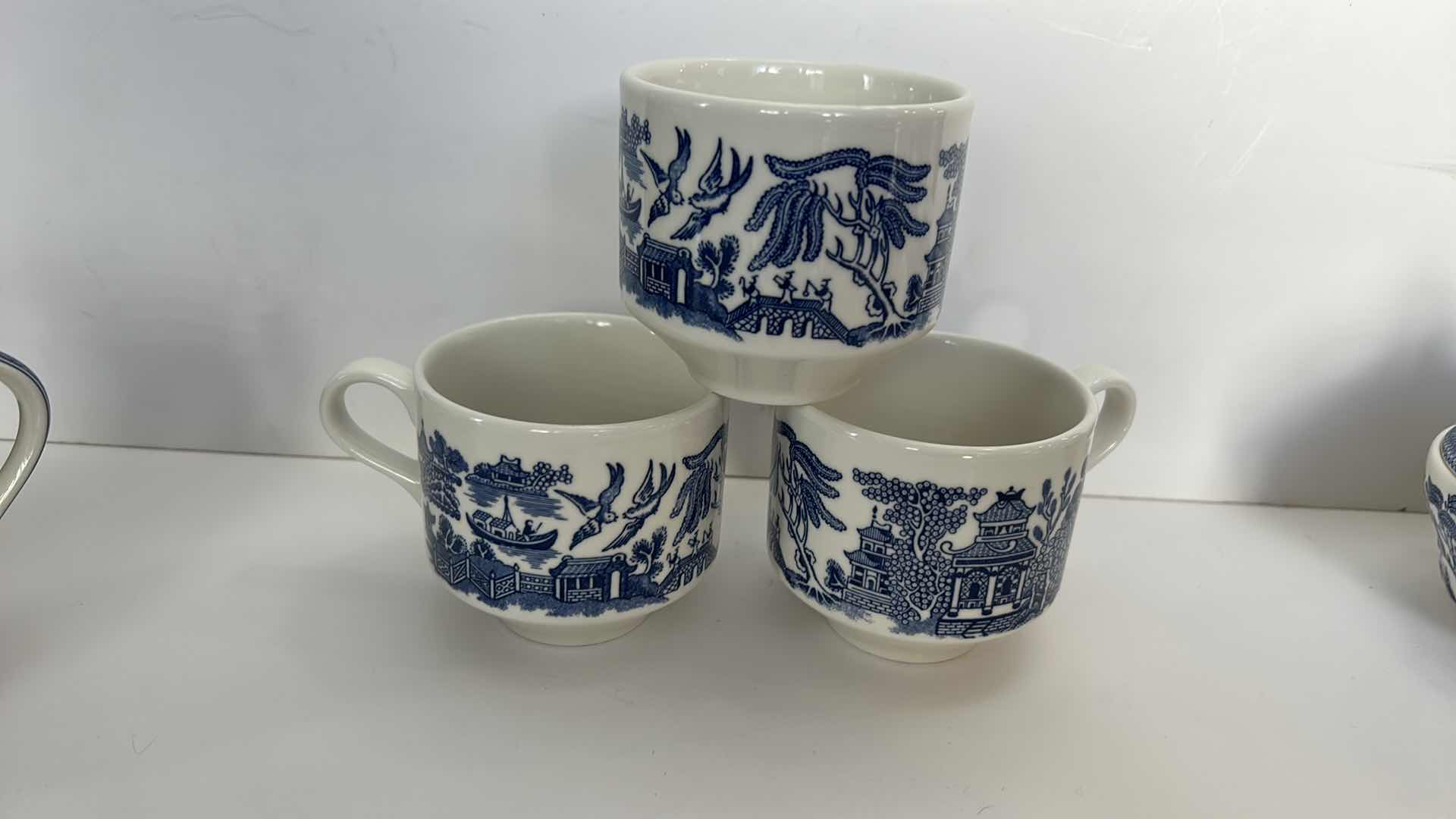 Photo 5 of BLUE AND WHITE PORCELAIN ASSORTMENT MADE IN ENGLAND