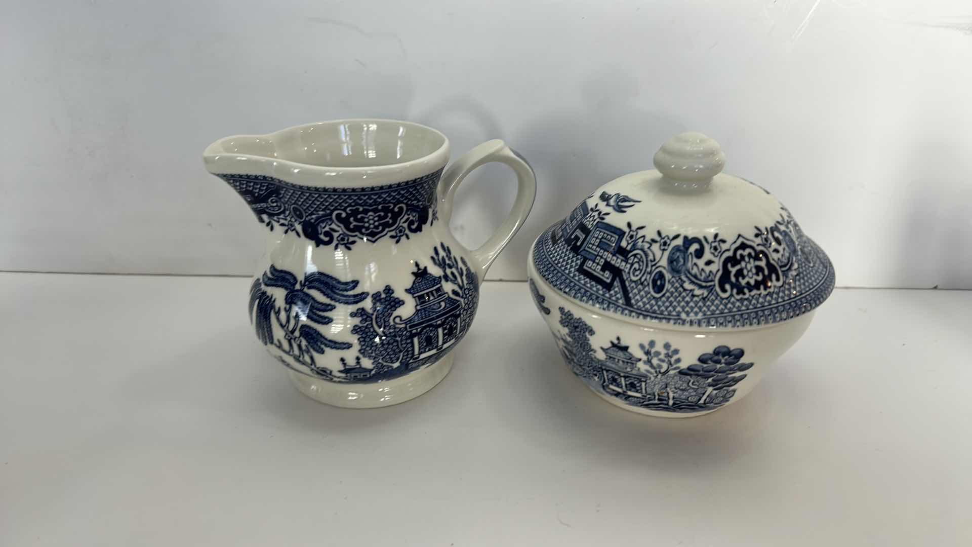 Photo 7 of BLUE AND WHITE PORCELAIN ASSORTMENT MADE IN ENGLAND