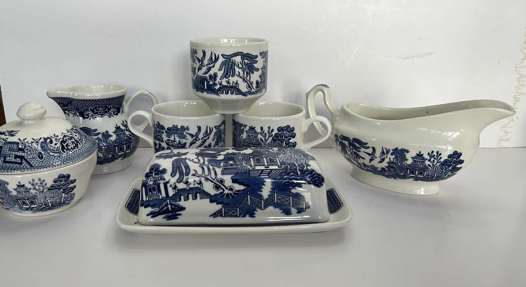 Photo 12 of BLUE AND WHITE PORCELAIN ASSORTMENT MADE IN ENGLAND