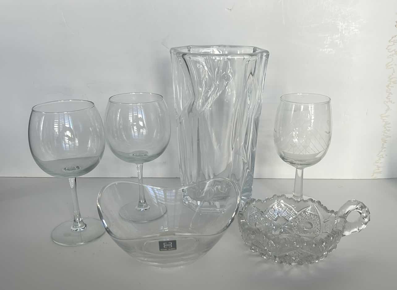 Photo 1 of CRYSTAL AND GLASS ASSORTMENT