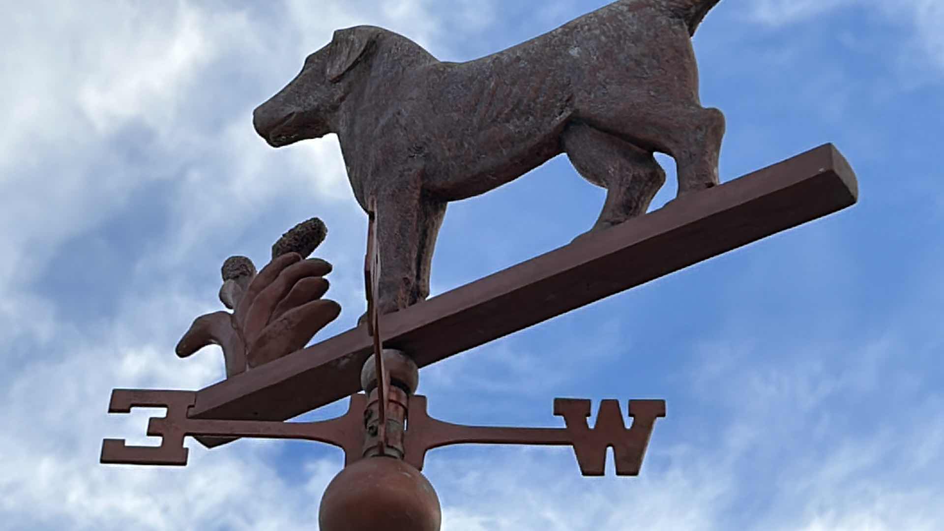 Photo 4 of LARGE COPPER DOG WEATHER VANE