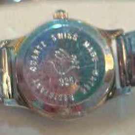 Photo 5 of FINE JEWELRY- STERLING SILVER BAND MOTHER OF PEARL FACE WOMENS SWISS MADE QUARTZ WATCH