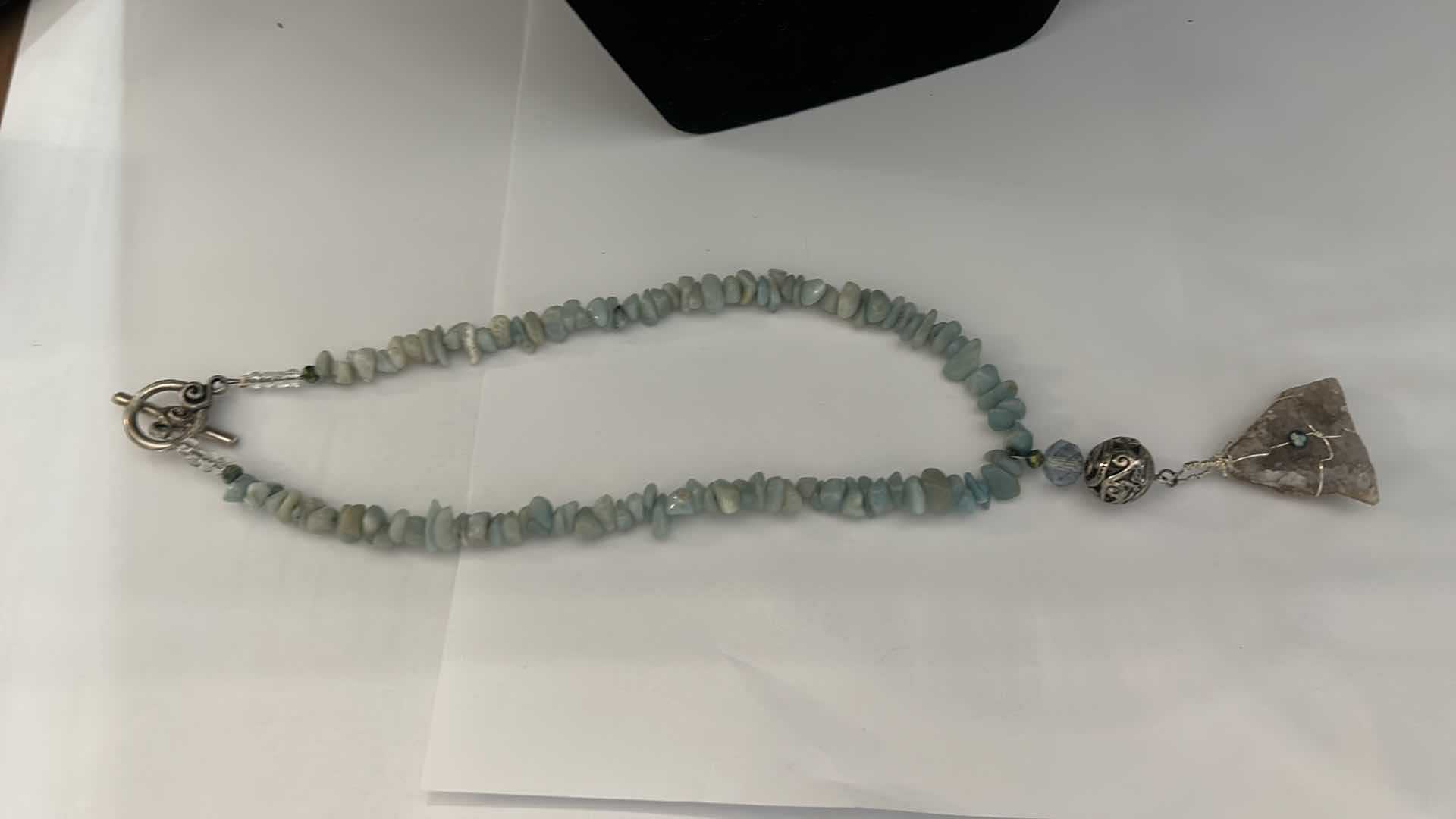 Photo 6 of 3 - VERY UNIQUE NATURAL STONE AND PEARL NECKLACES