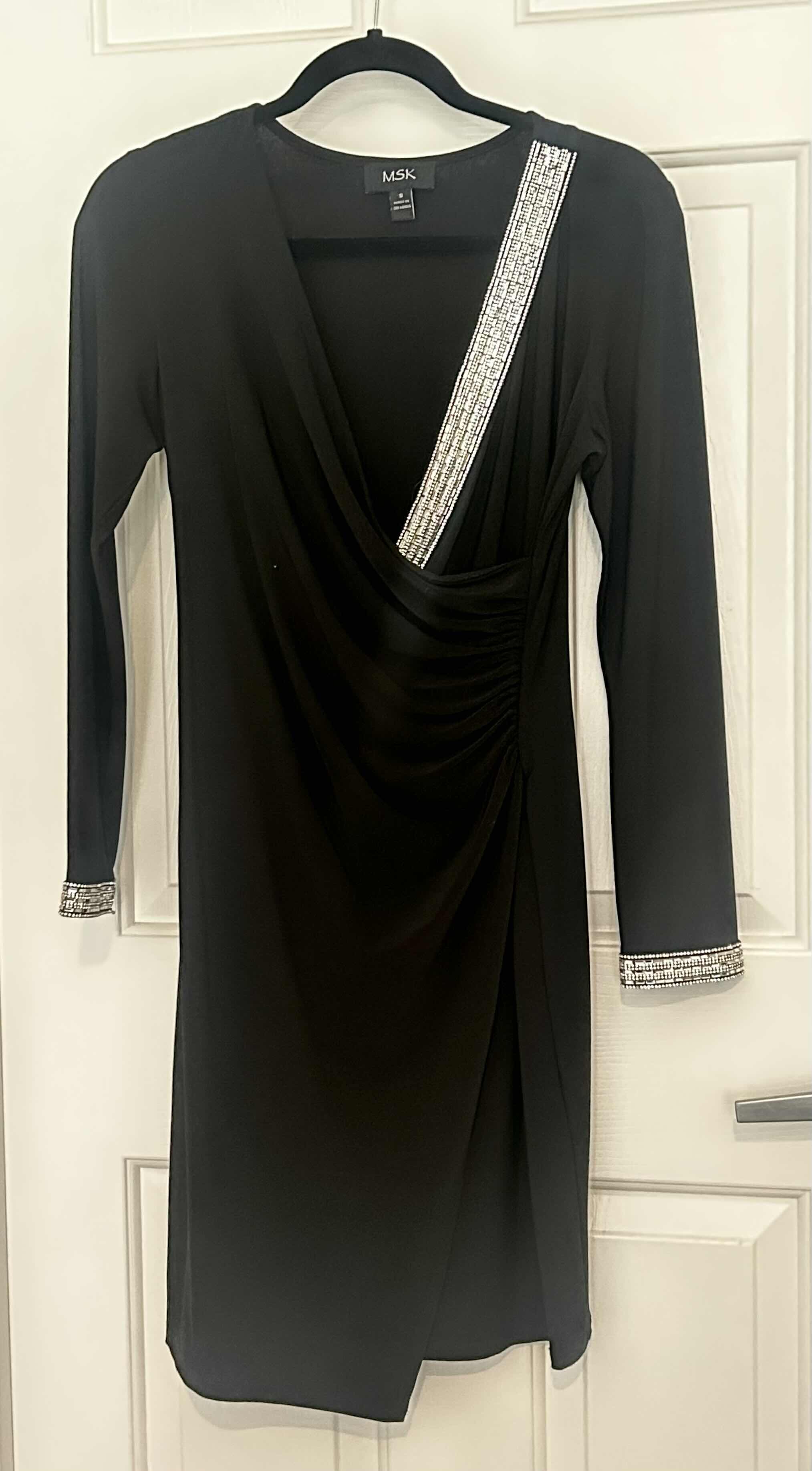 Photo 9 of MSK BLACK COCKTAIL DRESS WITH CRYSTALS SIZE SMALL