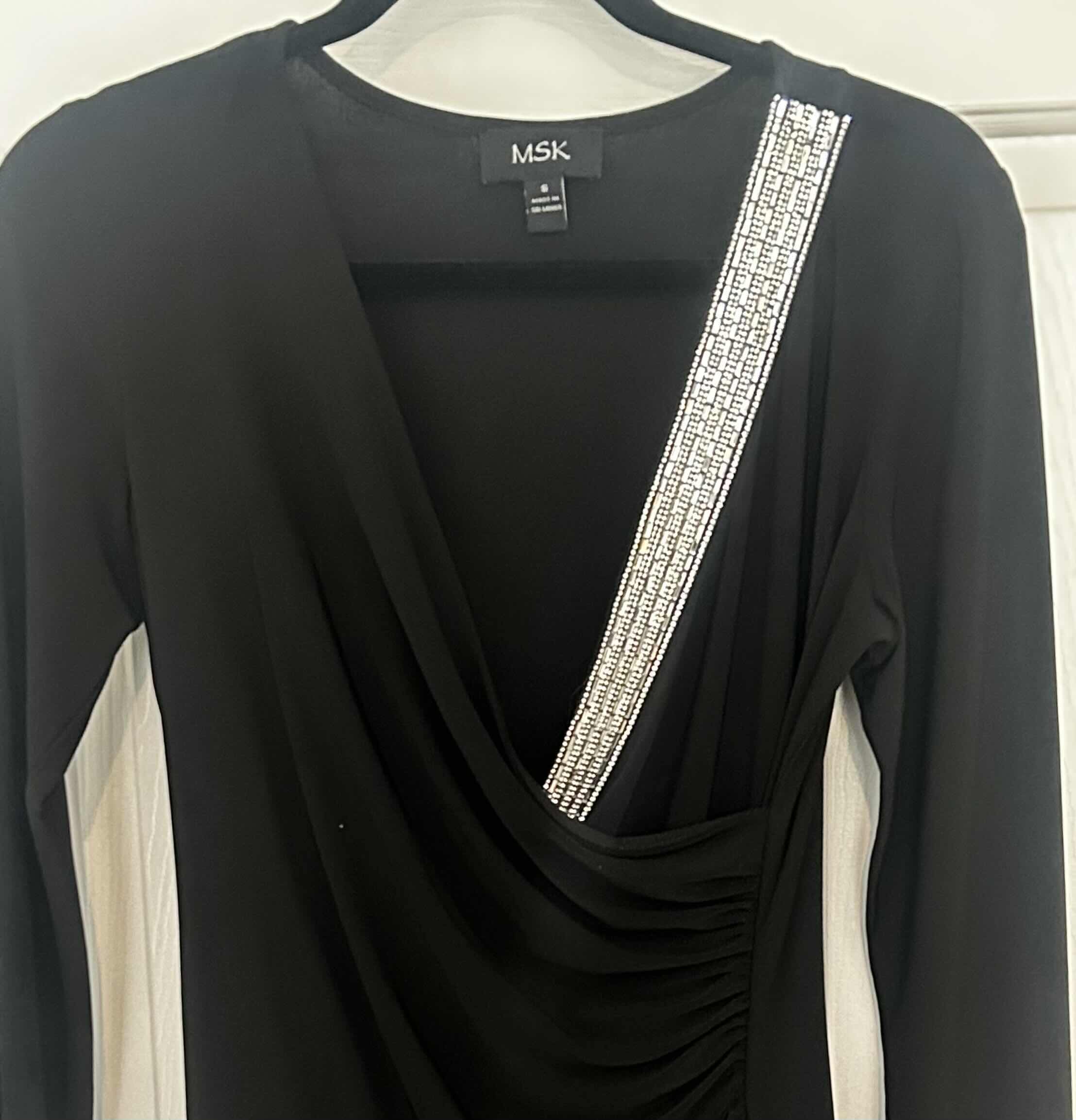Photo 3 of MSK BLACK COCKTAIL DRESS WITH CRYSTALS SIZE SMALL