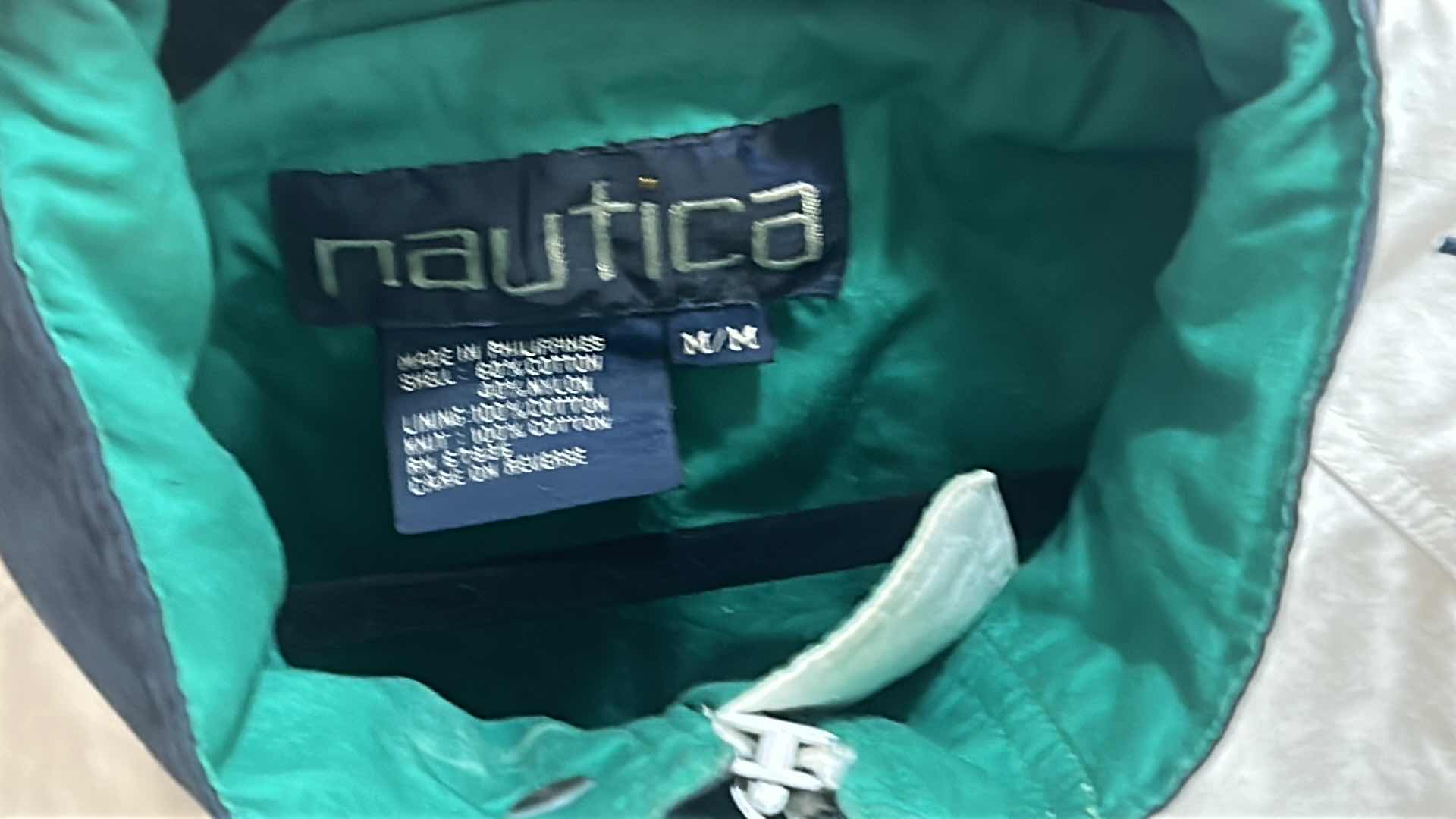 Photo 6 of MENSWEAR- NAUTICA MENS ZIP UP JACKET WITH HOOD IN COLLAR SIZE MED
