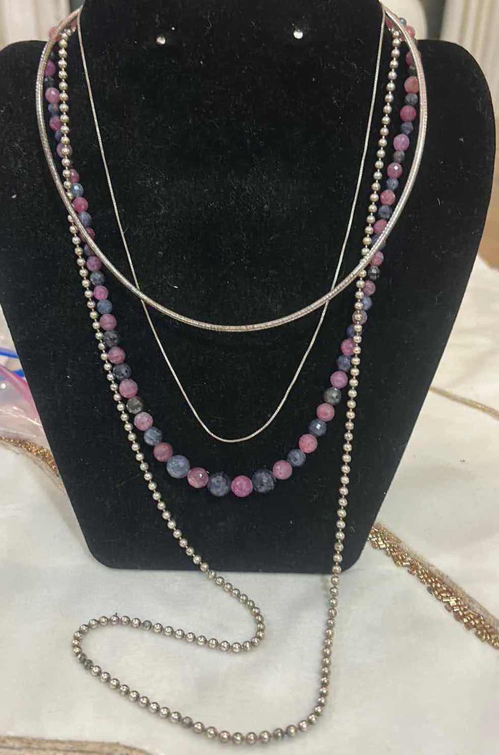 Photo 1 of 4 - .925 STERLING SILVER NECKLACES MADE IN ITALY