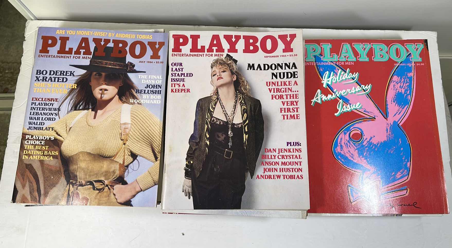 Photo 3 of 28 PLAYBOY MAGAZINES 1980S VARIOUS YEARS