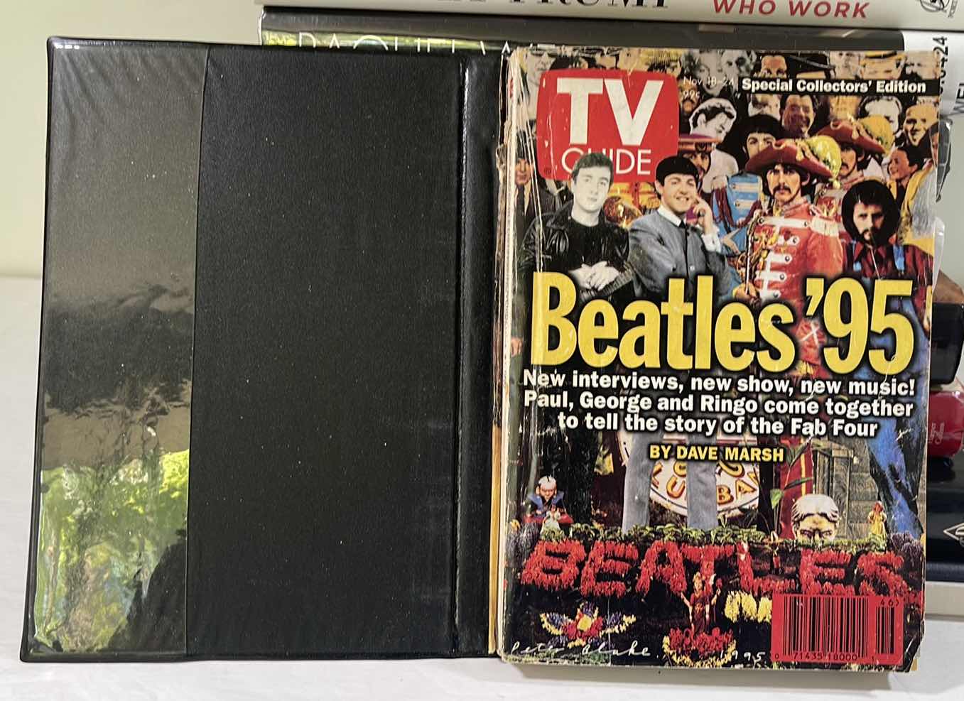 Photo 3 of BIOGRAPHY BOOKS, LAS VEGAS INFORMATION GUIDE & VINTAGE TV GUIDE COVER BEATLES 1995