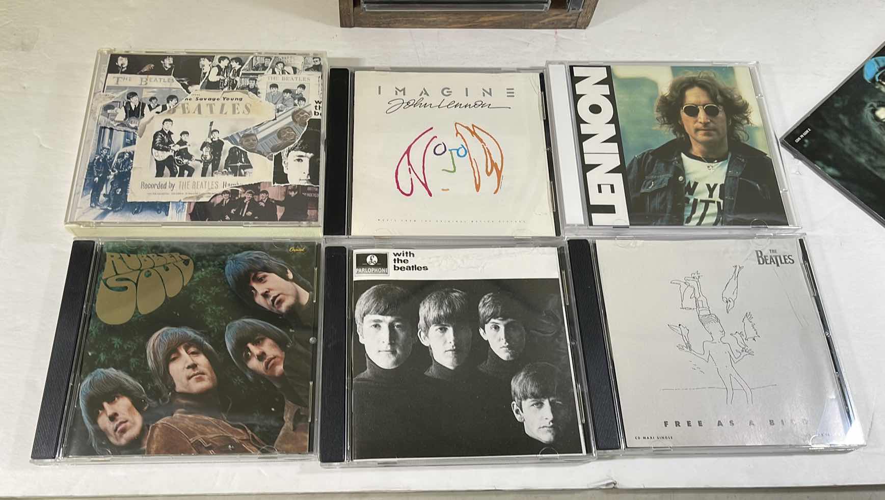 Photo 2 of 30 BEATLES, MCCARTNEY & LENON CDS WITH WOODEN BOX