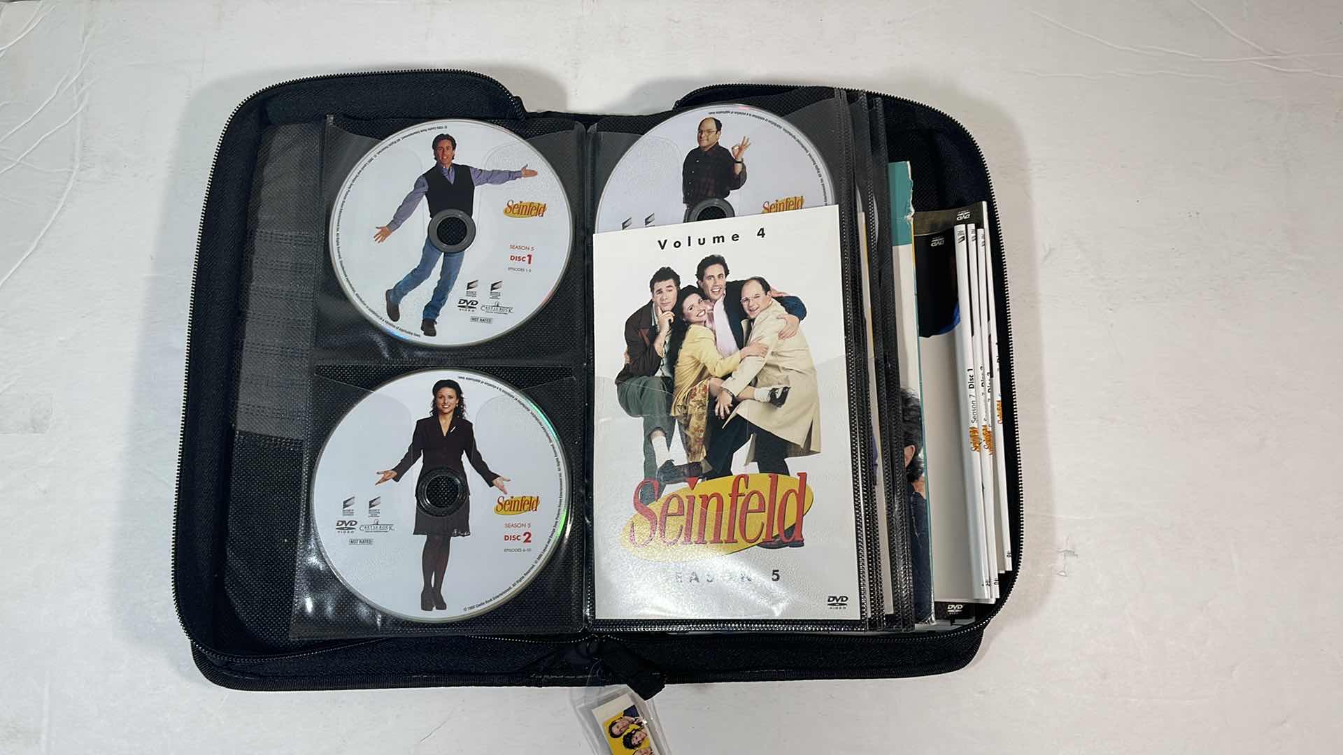 Photo 3 of SEINFELD SERIES DVDS SEASONS 1-9 PLUS BONUS DVDS & CARRY CASE