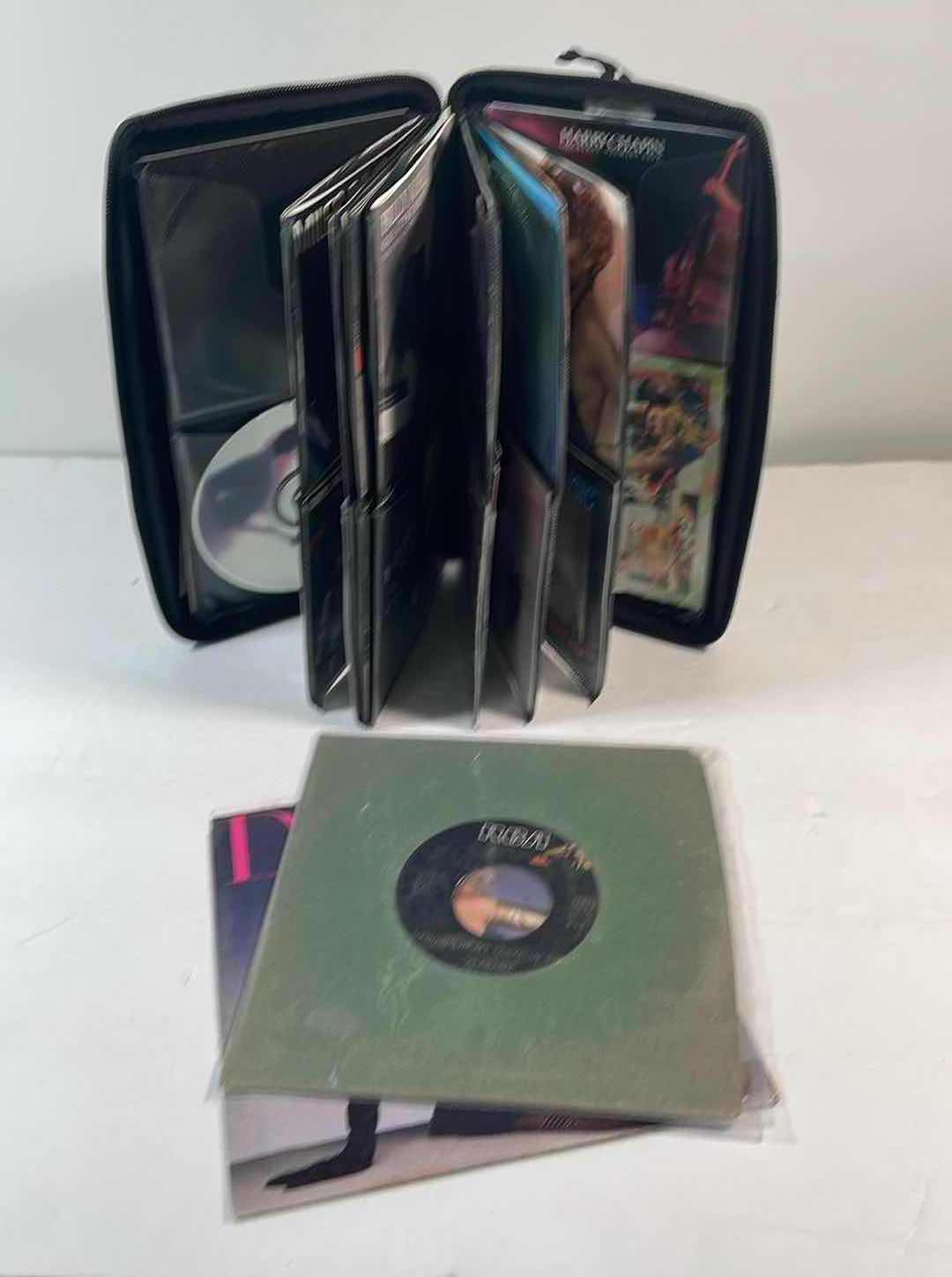 Photo 5 of MUSIC CDS VARIOUS, CARRY CASE & (2) 45 RECODRS
