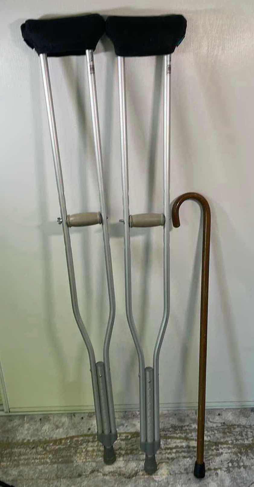 Photo 1 of CANE H36” & ADJUSTABLE CRUTCHES