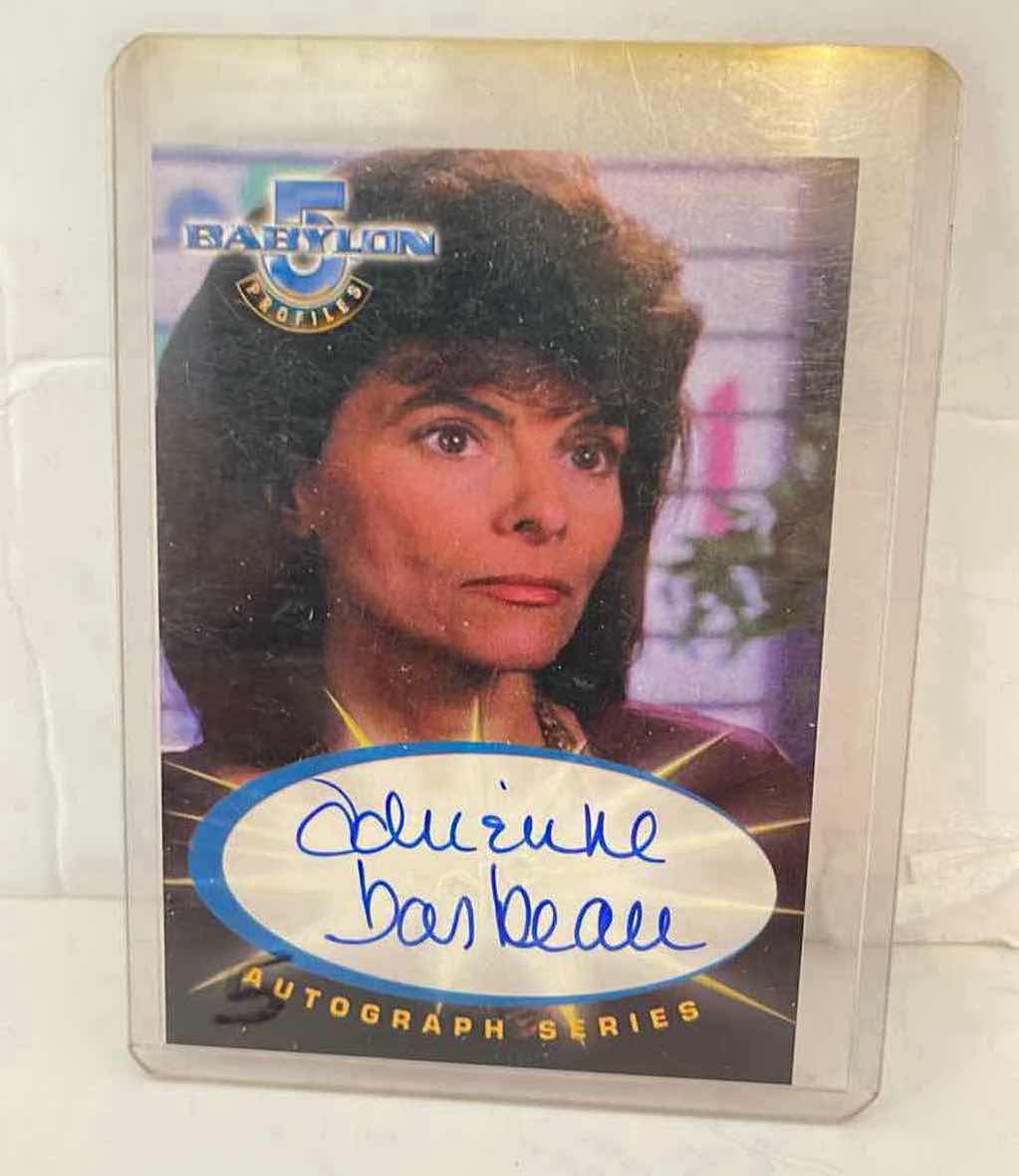 Photo 1 of ADRIENNE BARBEAU SIGNED TRADING CARD