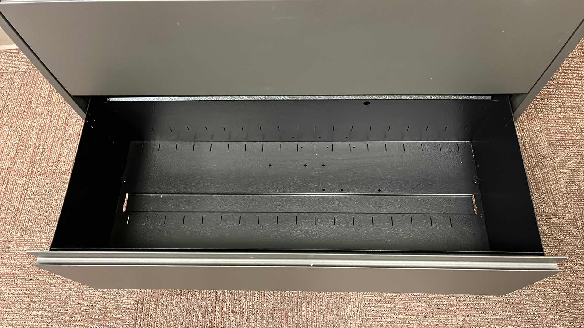 Photo 8 of STEELCASE GRAY METAL LATERAL FILE CABINET W REMOVABLE COUNTER TOP 42” X 18.75” H43”