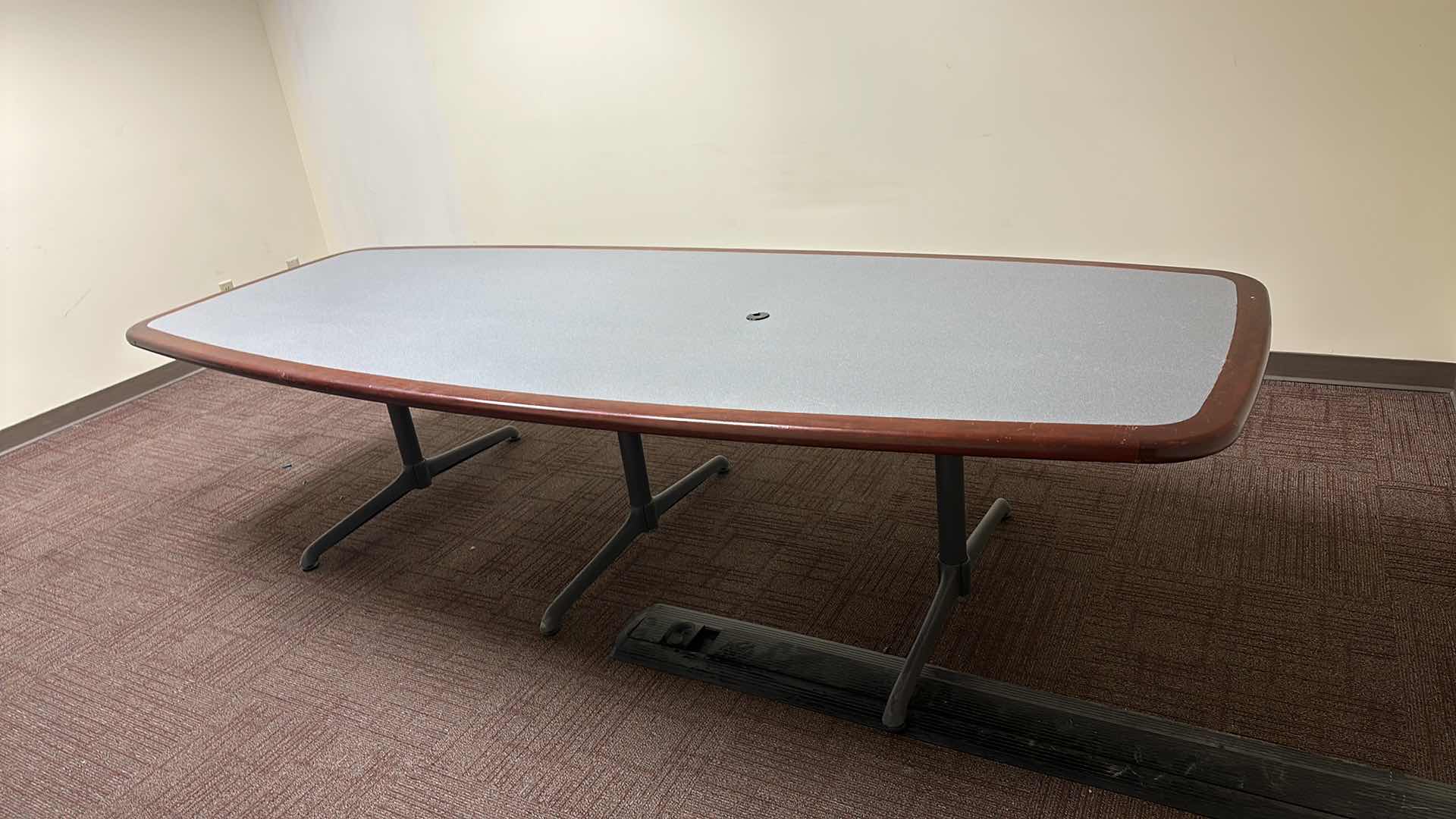 Photo 4 of WOOD TOP CONFERENCE TABLE 9FT10”X4FT X28”