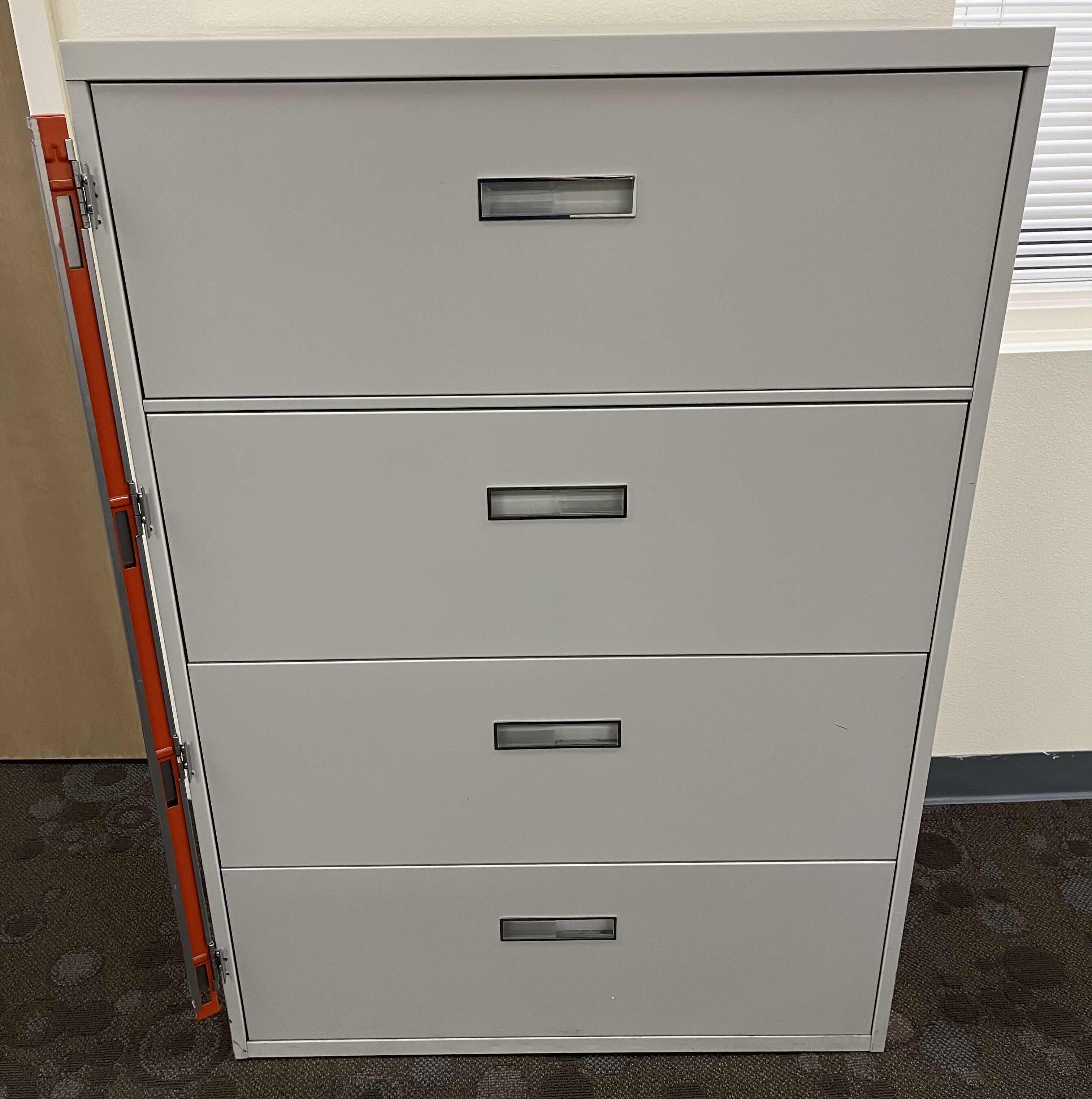 Photo 1 of METAL 4 DRAWER LATERAL FILE CABINET 36” X 18” H52.5”