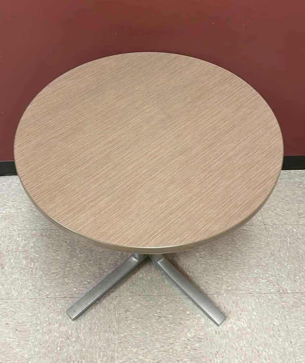 Photo 2 of HERMAN MILLER EVERYWHERE ROUND CAFE TABLE 30” X 28”