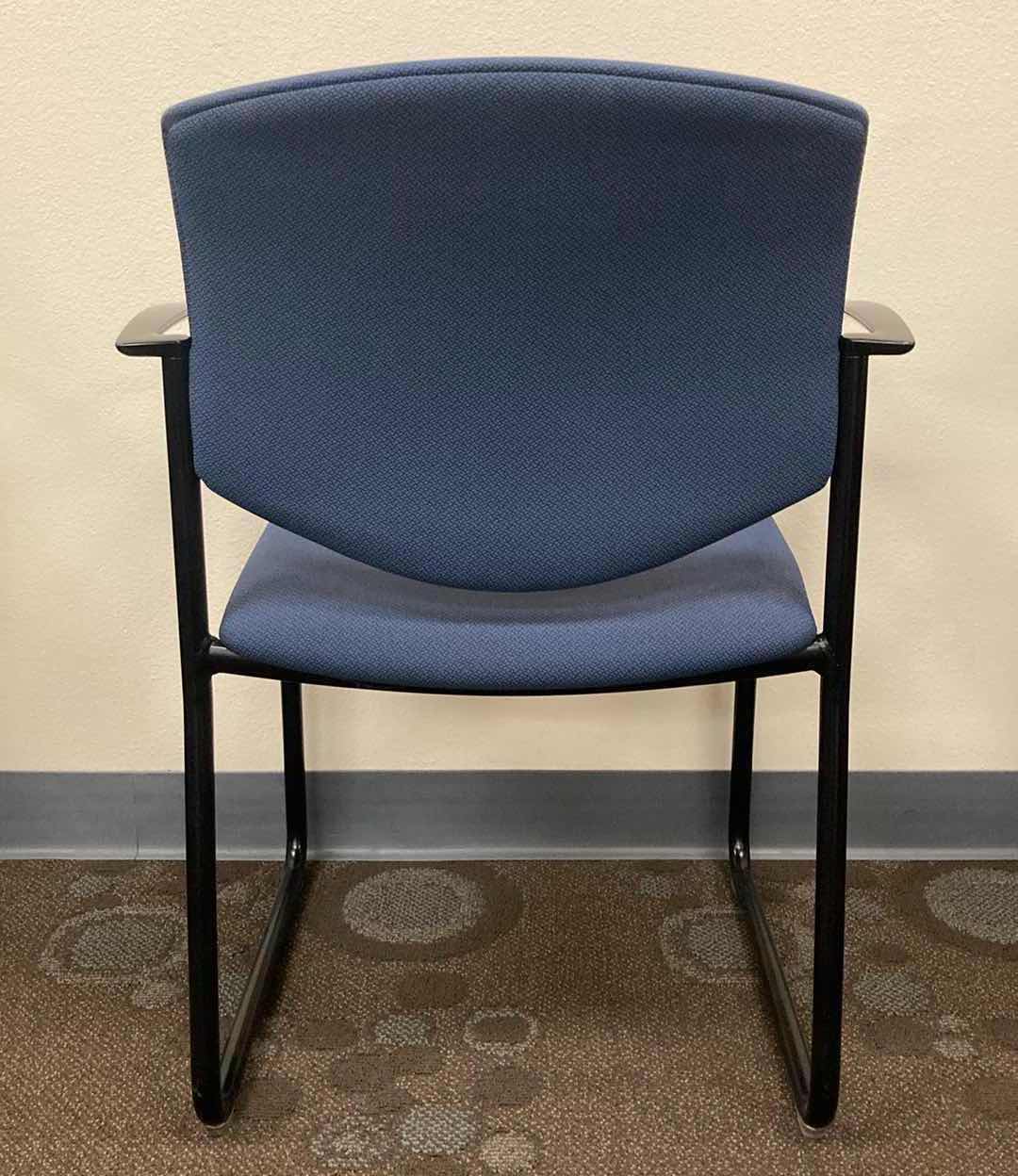 Photo 3 of STEELCASE PLAYER BLUE CLASSROOM/MEETING ROOM SIDE CHAIR 23.75” X 18” H32”