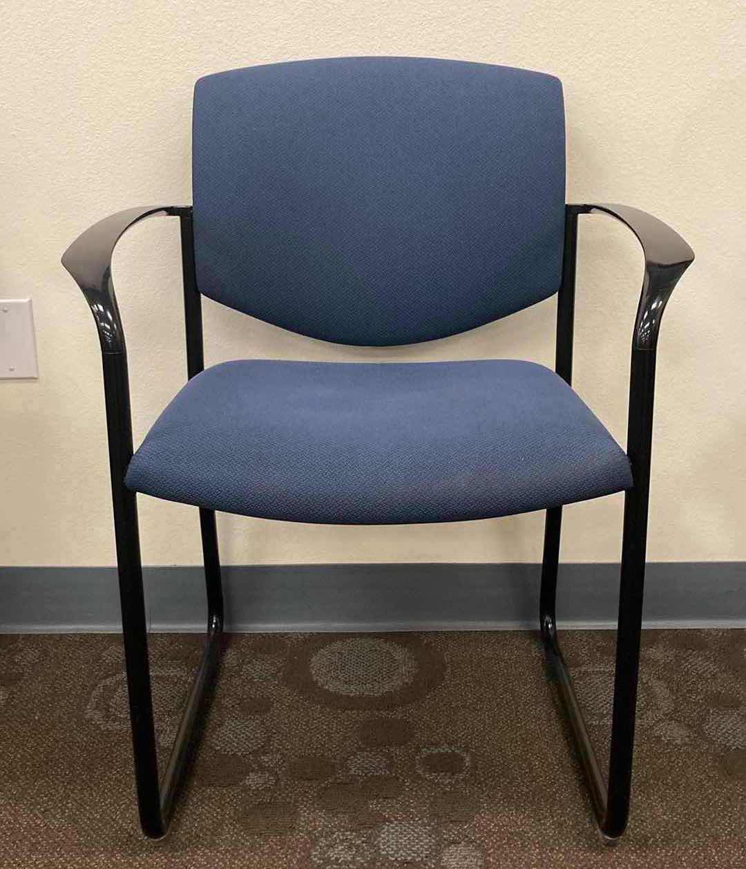 Photo 1 of STEELCASE PLAYER BLUE CLASSROOM/MEETING ROOM SIDE CHAIR 23.75” X 18” H32”