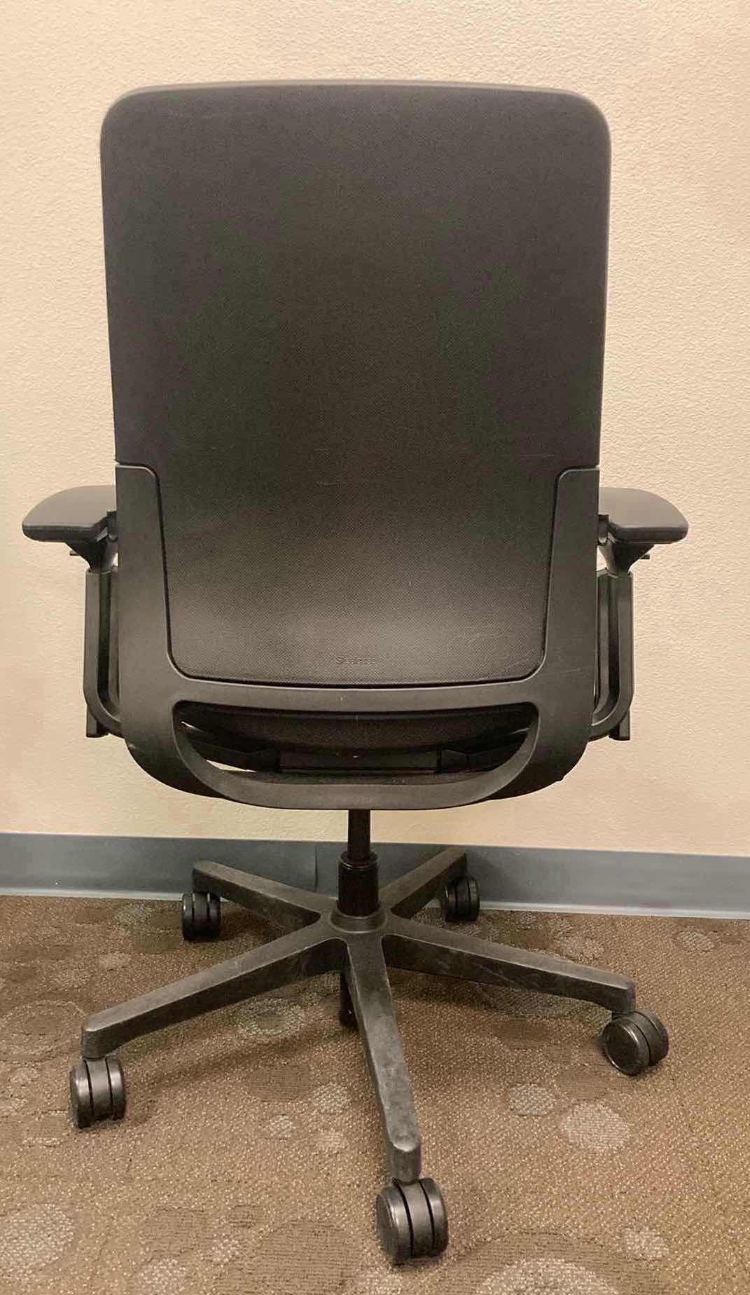 Photo 3 of STEELCASE AMIA GREY SWIVEL OFFICE CHAIR 21.25” X 27.5” H36.5-42”