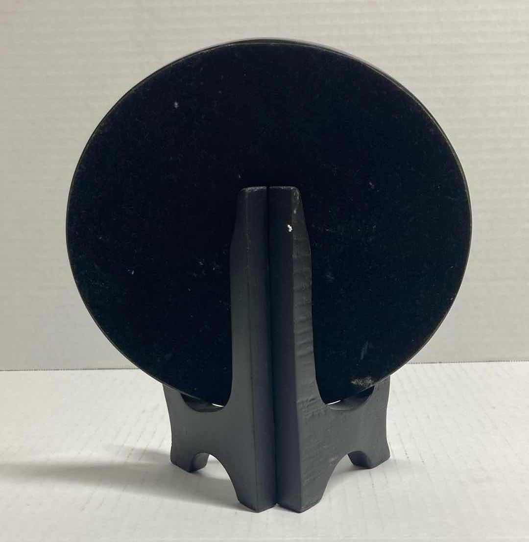 Photo 1 of PHILIPPINE NIPA HUT DECORATIVE COASTER W STAND 8” X 8”
