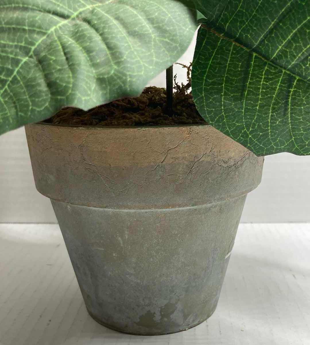 Photo 1 of FAUX POINSETTIA ARTIFICIAL DECORATIVE PLANTS (2) H14”