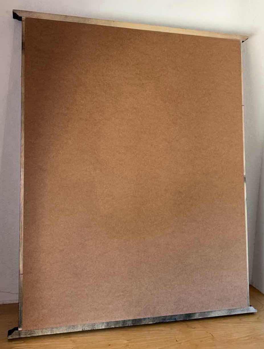 Photo 1 of LARGE FRAMED MIRROR (BLACK) 2.5” X 38.5” H46”