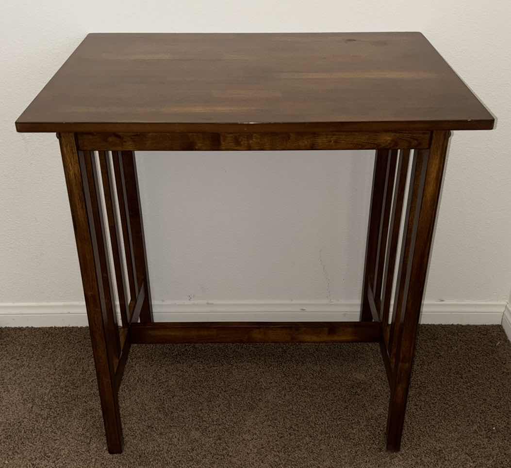 Photo 1 of COASTER OLEANDER COLLECTION COUNTER HEIGHT BAR TABLE (NUT BROWN) 23.6” X 31.6” H33.5”