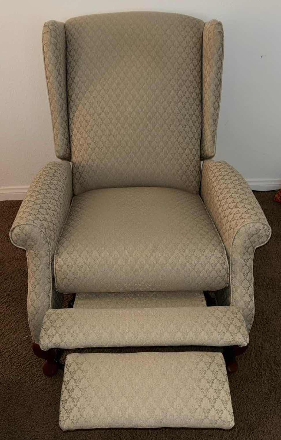 Photo 1 of LA-Z-BOY CLASSICS “KIMBERLY” HIGH LEG RECLINER (CAMEL COLOR)