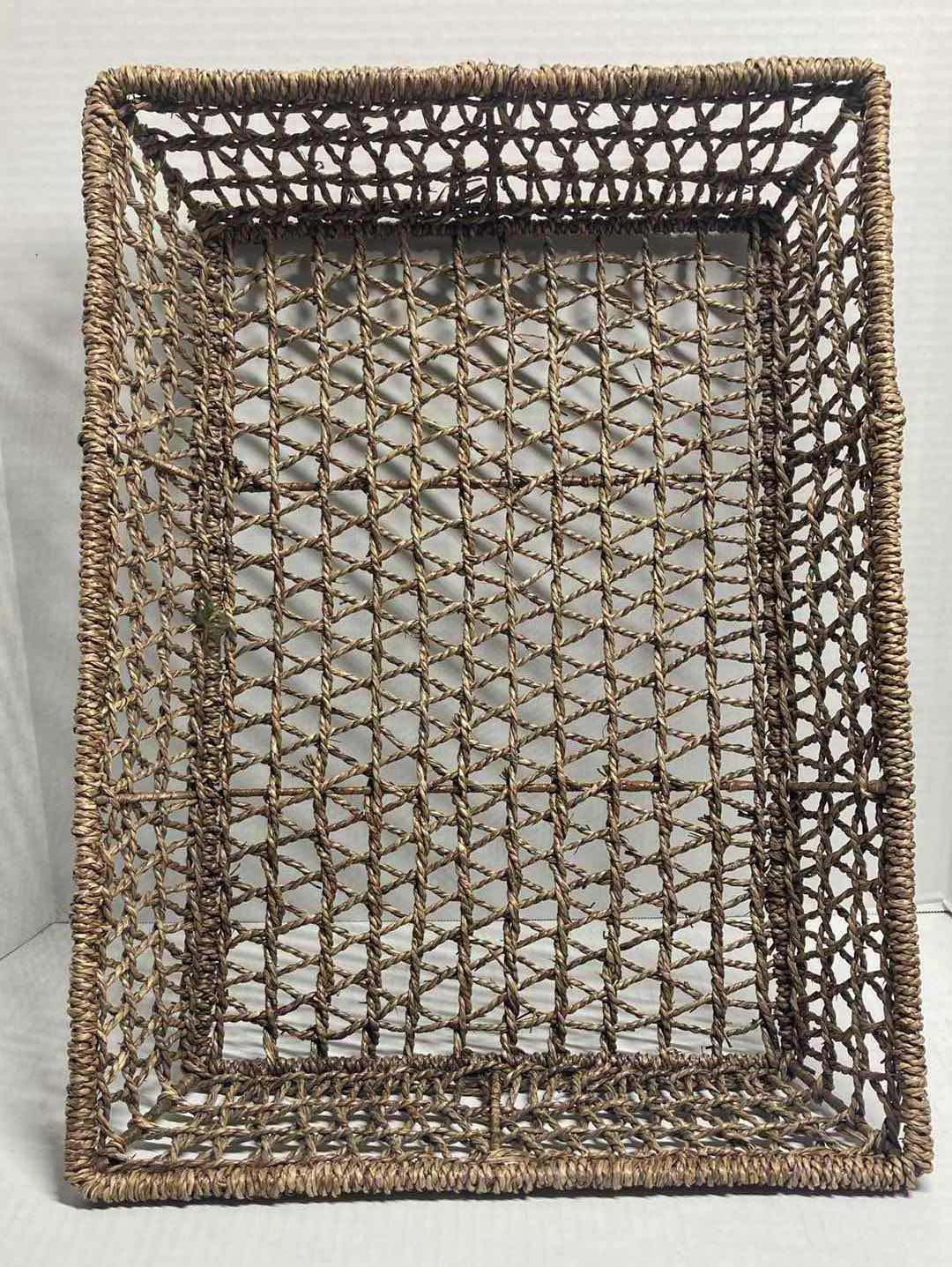 Photo 1 of RATTAN BASKET TRAY 22” X 16” H4”