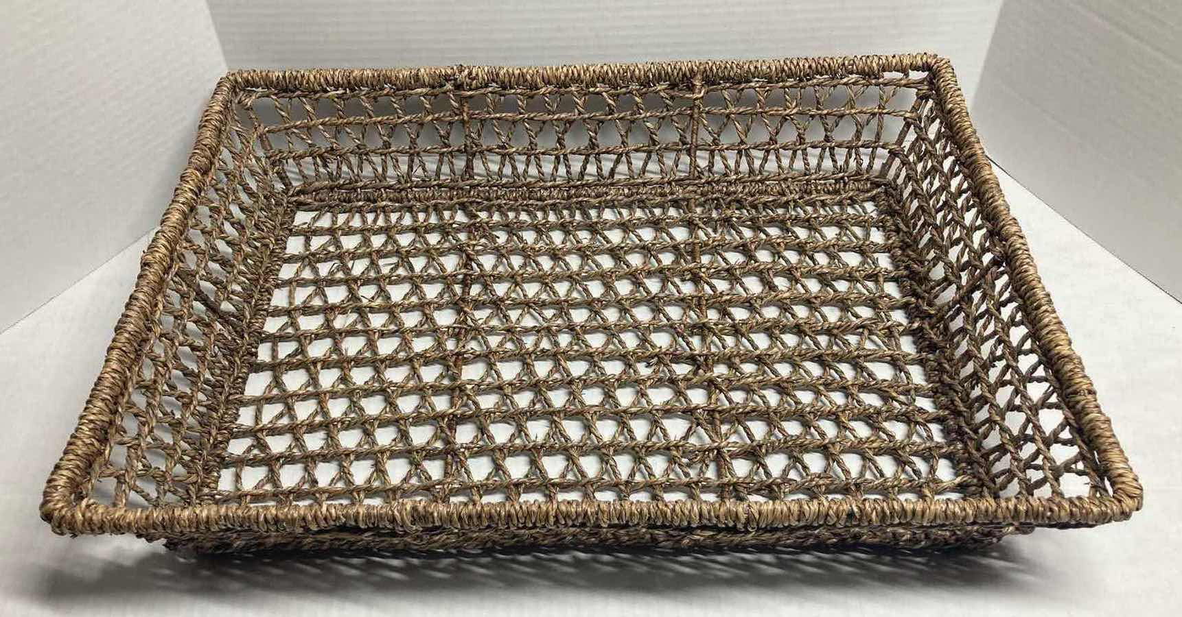 Photo 1 of RATTAN BASKET TRAY 22” X 16” H4”
