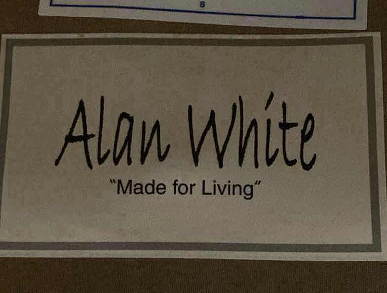 Photo 1 of ALAN WHITE ACCENT BEIGE CHAIR W PILLOWS 32.5” X 40” H34”