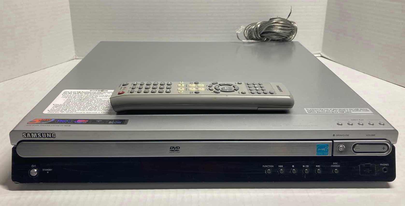 Photo 1 of SAMSUNG DVD HOME THEATER SYSTEM MODEL HT-WP38
