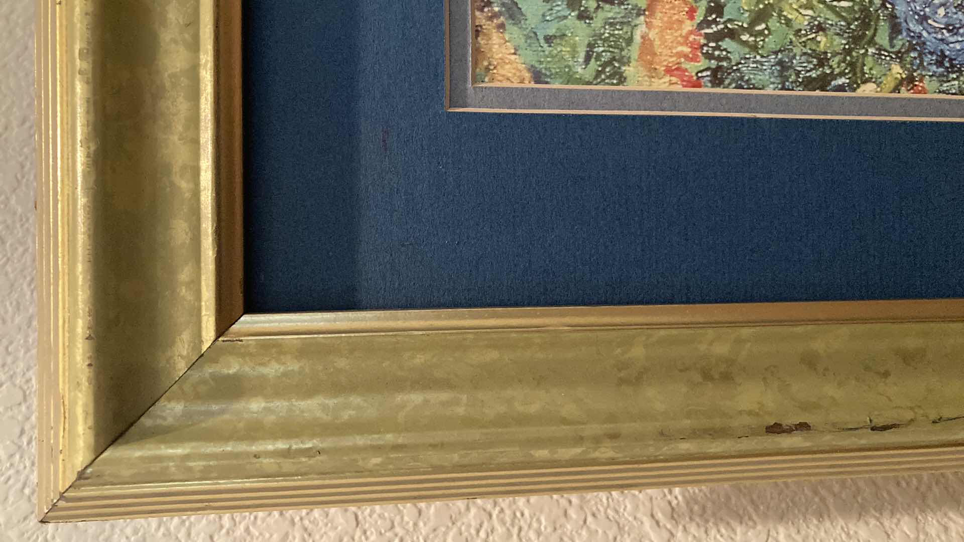 Photo 1 of IRISES PAINTING BY VAN GOGH FRAMED REPRINT ARTWORK 39” X 26”