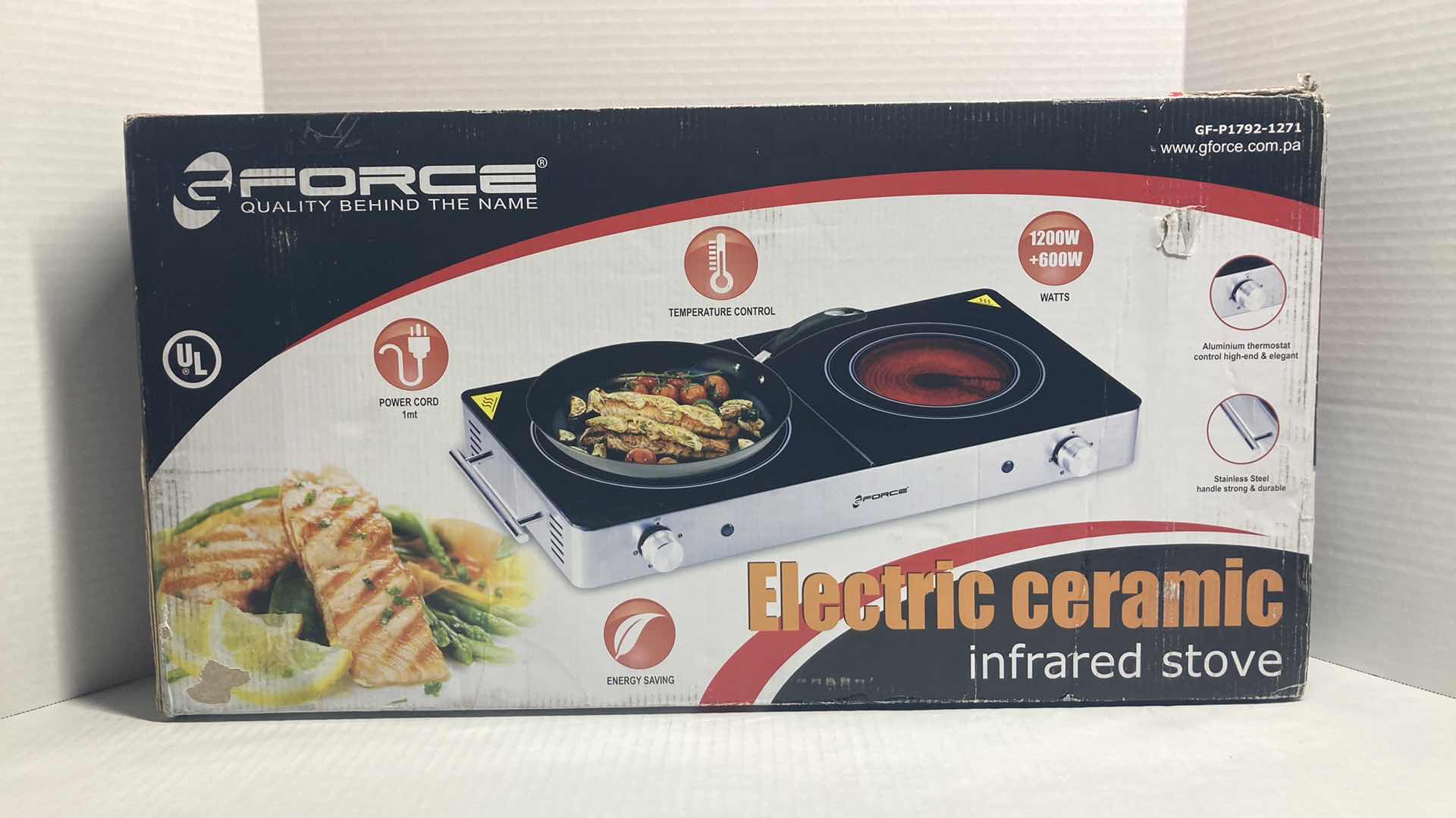 Photo 1 of GFORCE QUALITY BEHIND THE NAME ELECTRIC CERAMIC INFRARED STOVE GF-P1792-1271