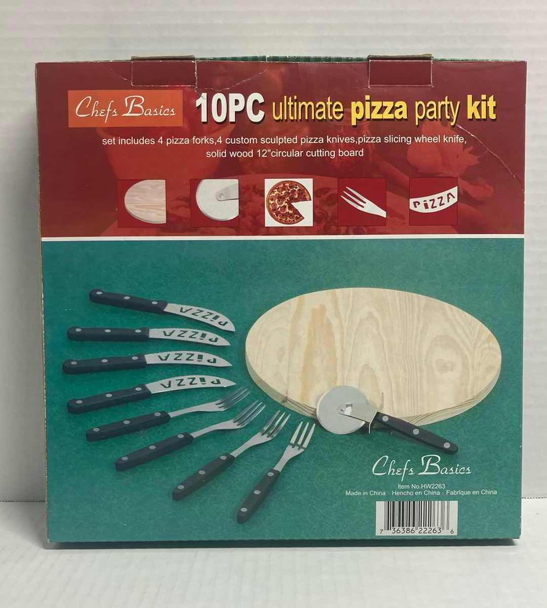 Photo 1 of CHEFS BASICS ULTIMATE PIZZA PARTY KIT (10PC) 12”