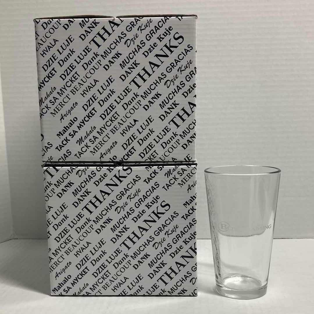 Photo 1 of BOYD GAMING 6” GLASS CUPS (SET OF 8)