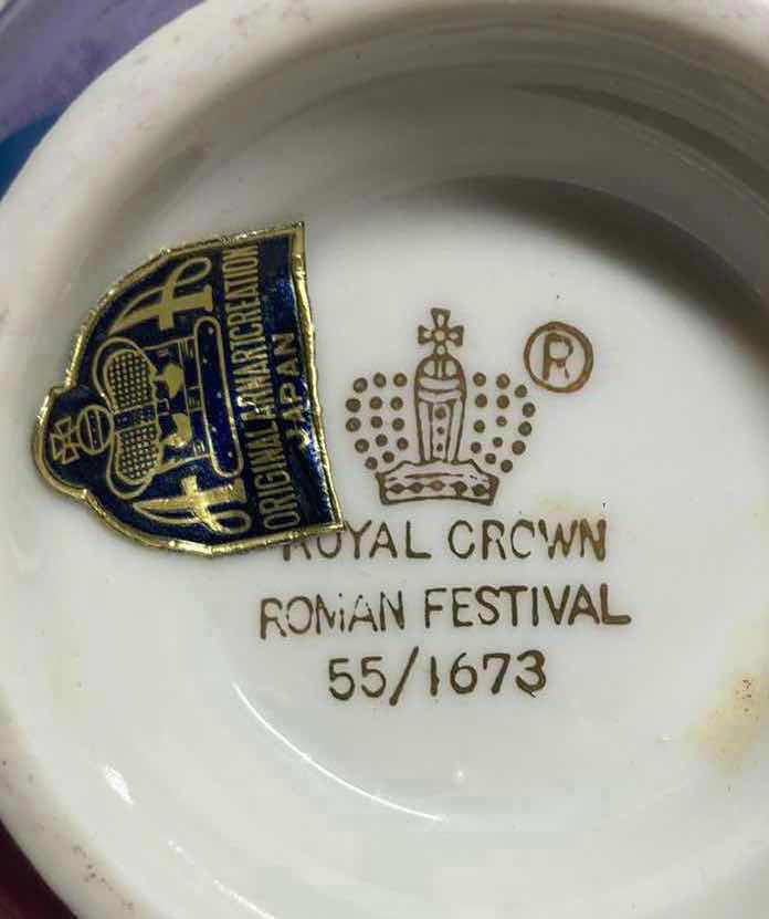 Photo 1 of ROYAL CROWN PORCELAIN JAPANESE TEA SET (15PC)