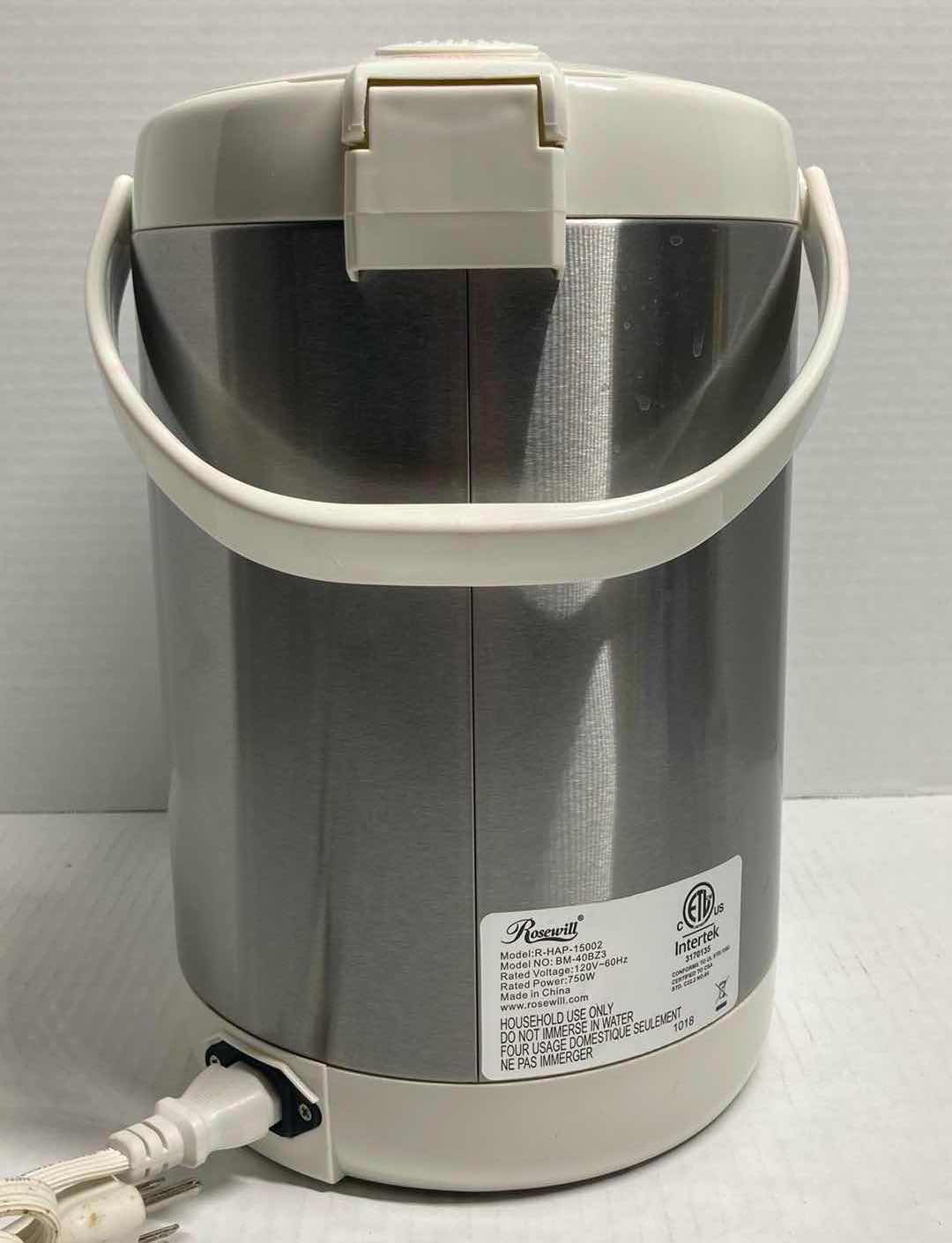 Photo 1 of ROSEWILL STAINLESS STEEL 4.0LT ELECTRIC HOT WATER DISPENSER