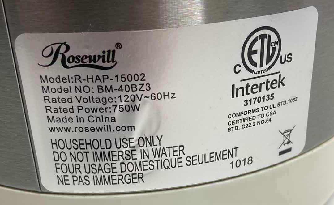 Photo 1 of ROSEWILL STAINLESS STEEL 4.0LT ELECTRIC HOT WATER DISPENSER