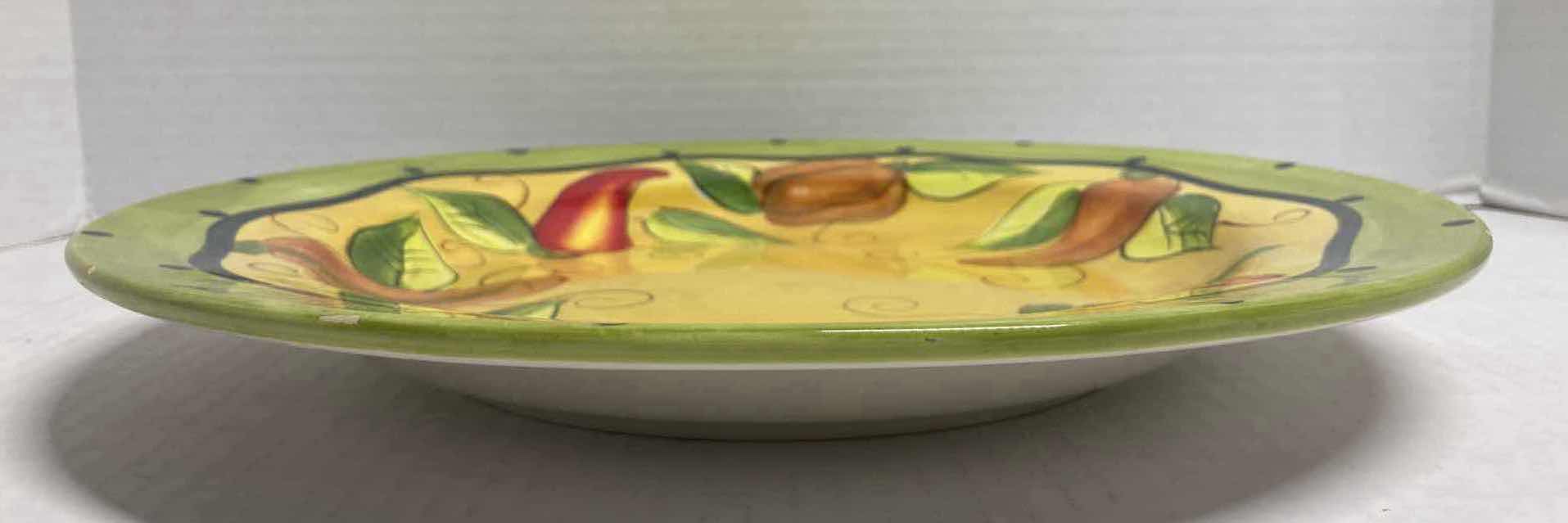Photo 1 of LAURIE GATES POLKADOT VEGETABLE SERVING BOWLS 13”