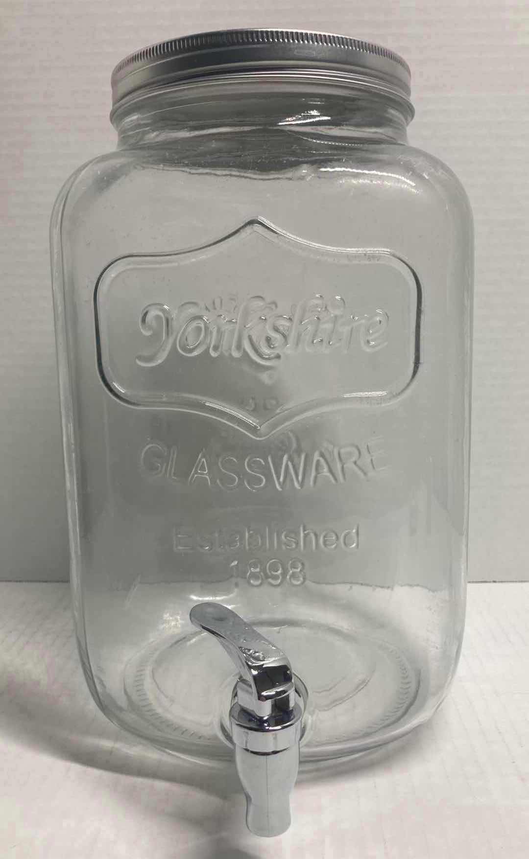 Photo 1 of HOME TO TABLE YORKSHIRE 2G GLASS MASON JAR DRINK DISPENSER