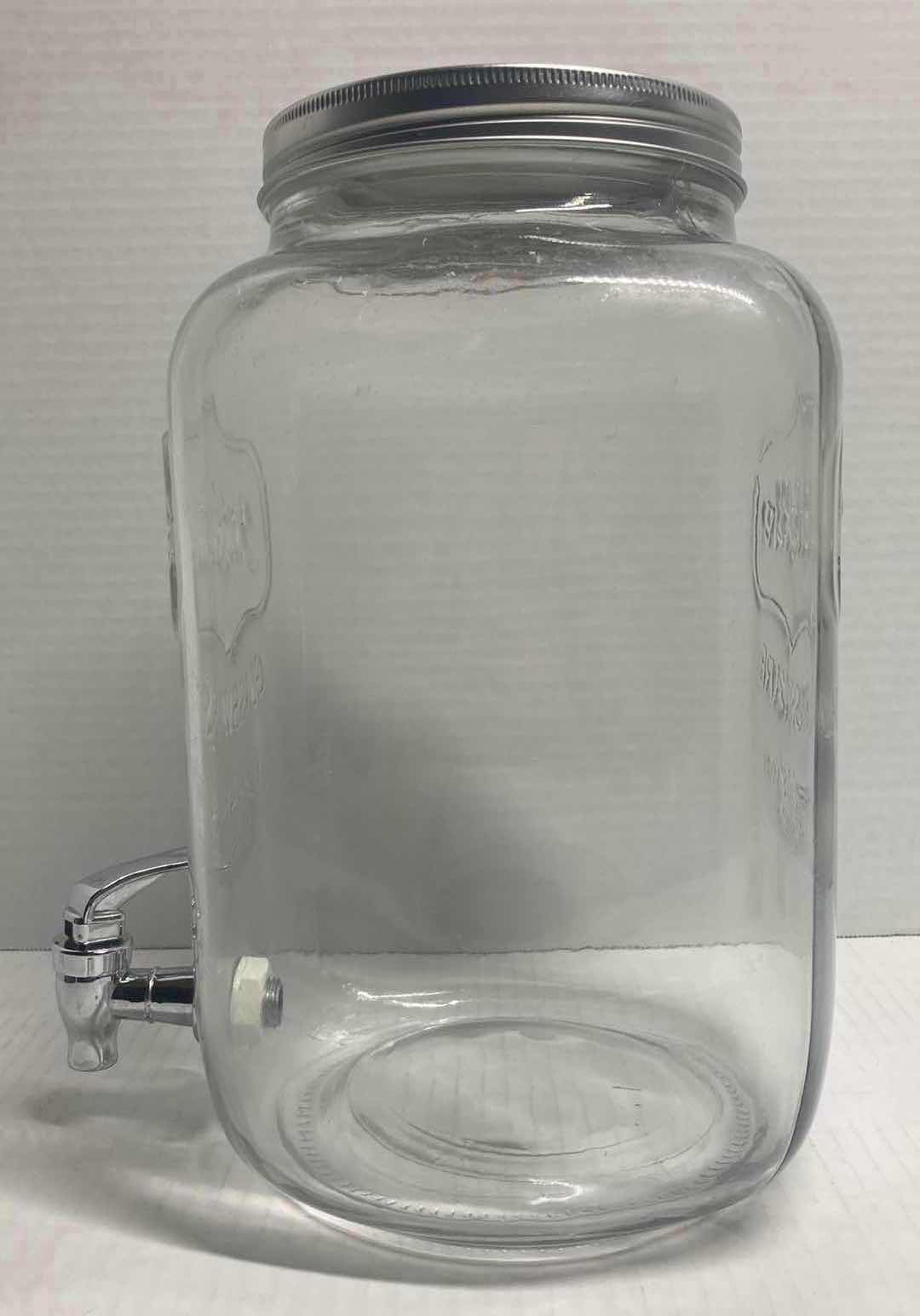 Photo 1 of HOME TO TABLE YORKSHIRE 2G GLASS MASON JAR DRINK DISPENSER