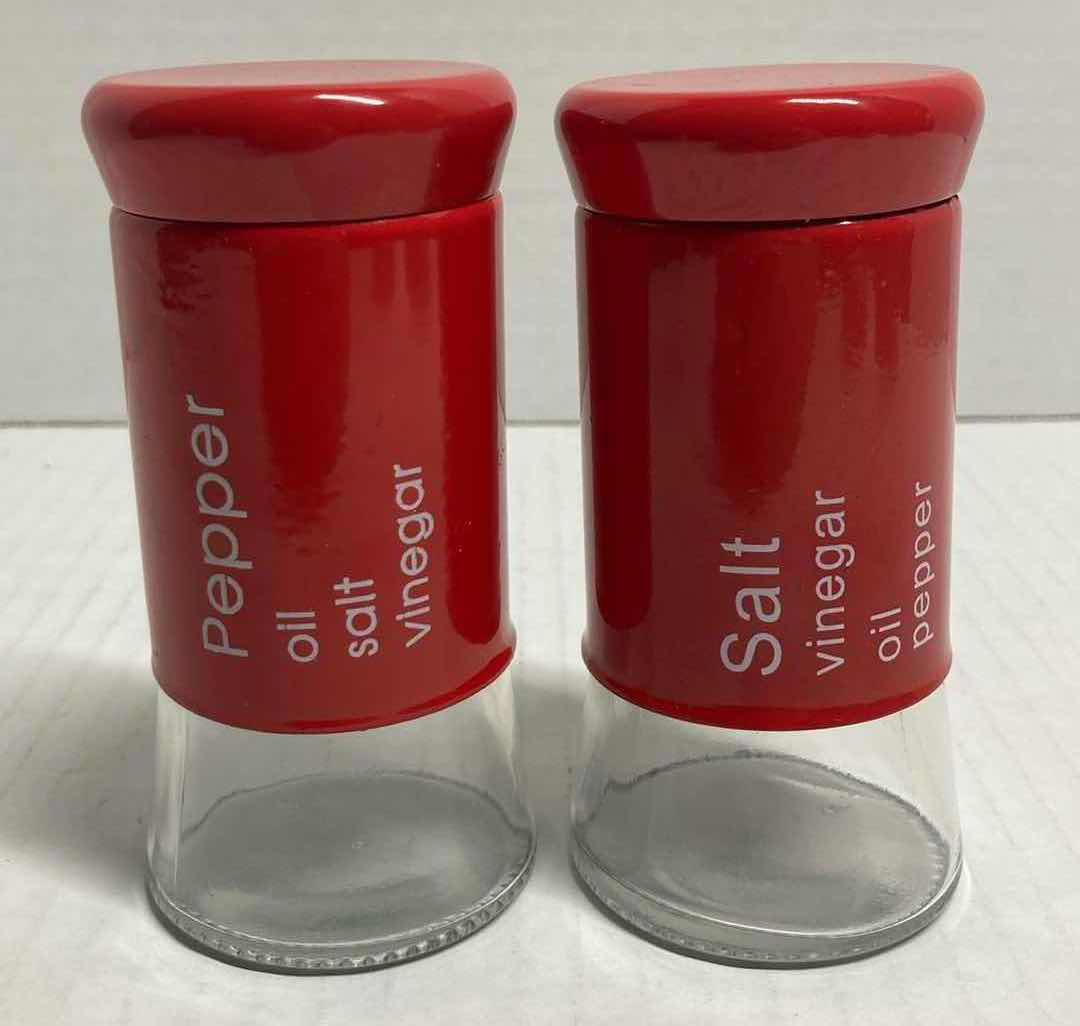 Photo 1 of ALIANTE CASINO TEA & SUGAR JARS W SALT & PEPPER SHAKERS